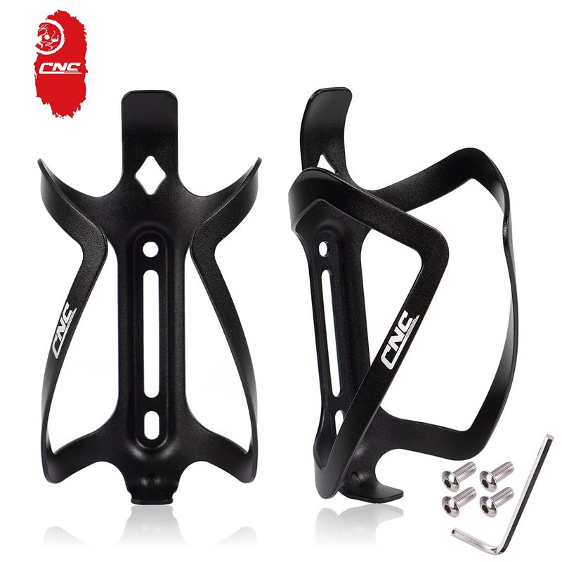 CNC Bike Water Bottle Holder, 2-Pack Bike Water Bottle Cage for Road Bike/Mountain Bikeï¼ŒBlack - Image 3